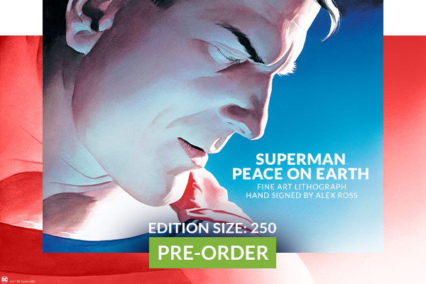Superman Peace on Earth Art Print