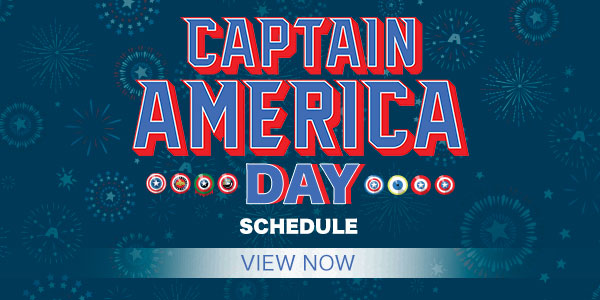 Captain America Day Event Schedule