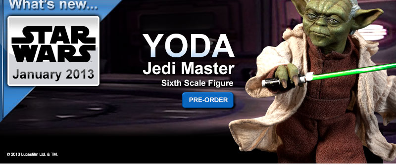 Yoda-Jedi Master Sixth Scale Figure!