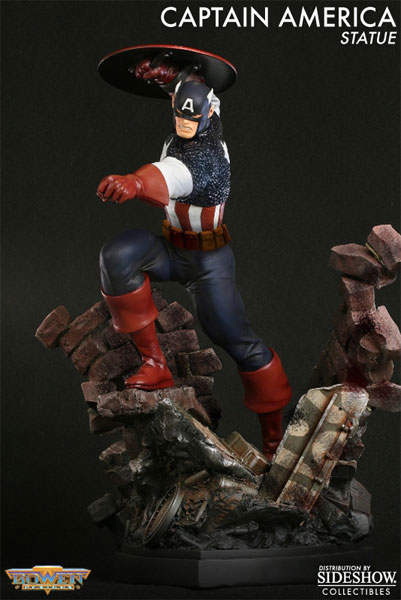 Marvel Captain America Action Polystone Statue by Bowen 