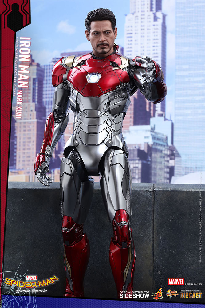 SPIDERMAN HOME COMING - IRON MAN  Mark XLVII (Diecast) Marvel-spider-man-homecoming-iron-man-mark-xlvii-sixth-scale-hot-toys-903079-10
