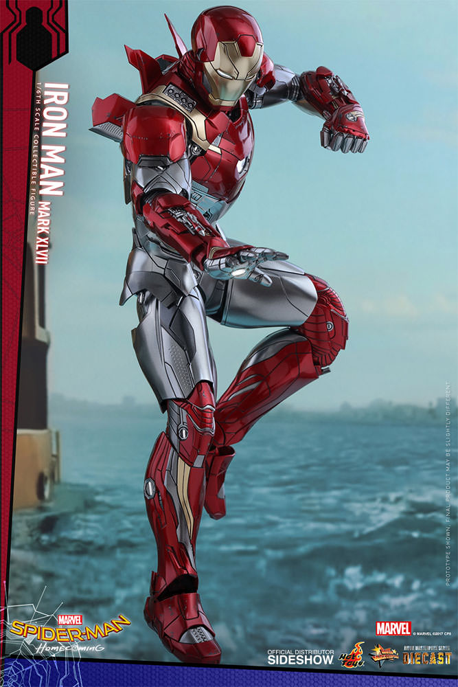 SPIDERMAN HOME COMING - IRON MAN  Mark XLVII (Diecast) Marvel-spider-man-homecoming-iron-man-mark-xlvii-sixth-scale-hot-toys-903079-12
