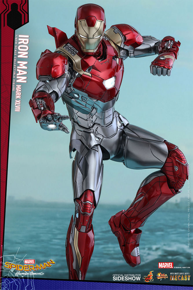 SPIDERMAN HOME COMING - IRON MAN  Mark XLVII (Diecast) Marvel-spider-man-homecoming-iron-man-mark-xlvii-sixth-scale-hot-toys-903079-13