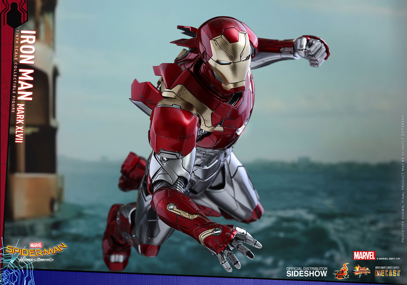 SPIDERMAN HOME COMING - IRON MAN  Mark XLVII (Diecast) Marvel-spider-man-homecoming-iron-man-mark-xlvii-sixth-scale-hot-toys-903079-14