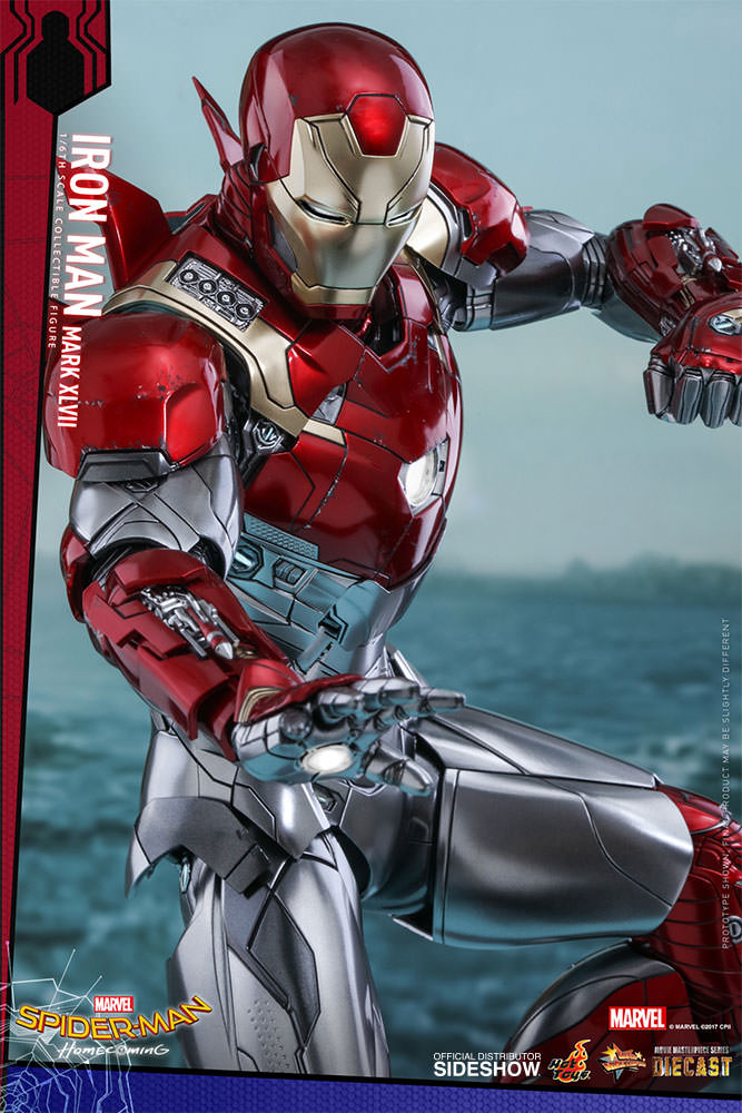 SPIDERMAN HOME COMING - IRON MAN  Mark XLVII (Diecast) Marvel-spider-man-homecoming-iron-man-mark-xlvii-sixth-scale-hot-toys-903079-15
