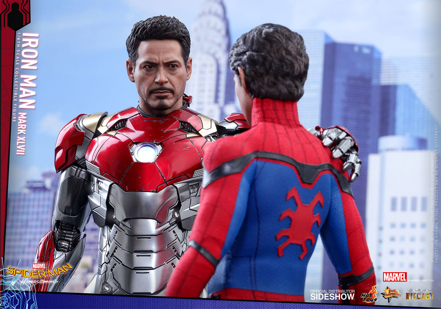 SPIDERMAN HOME COMING - IRON MAN  Mark XLVII (Diecast) Marvel-spider-man-homecoming-iron-man-mark-xlvii-sixth-scale-hot-toys-903079-16