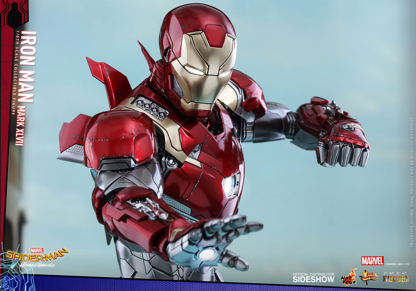 SPIDERMAN HOME COMING - IRON MAN  Mark XLVII (Diecast) Marvel-spider-man-homecoming-iron-man-mark-xlvii-sixth-scale-hot-toys-903079-18