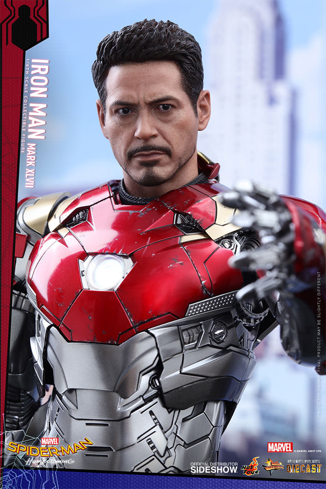 SPIDERMAN HOME COMING - IRON MAN  Mark XLVII (Diecast) Marvel-spider-man-homecoming-iron-man-mark-xlvii-sixth-scale-hot-toys-903079-19