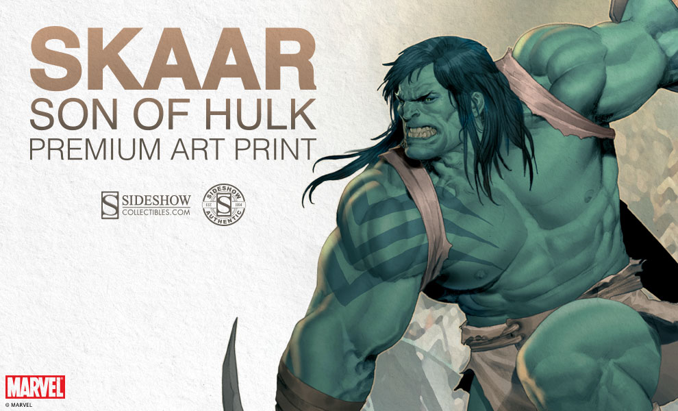   [Sideshow] Premium Art Print: Skaar Son of Hulk Preview_SkaarPrint