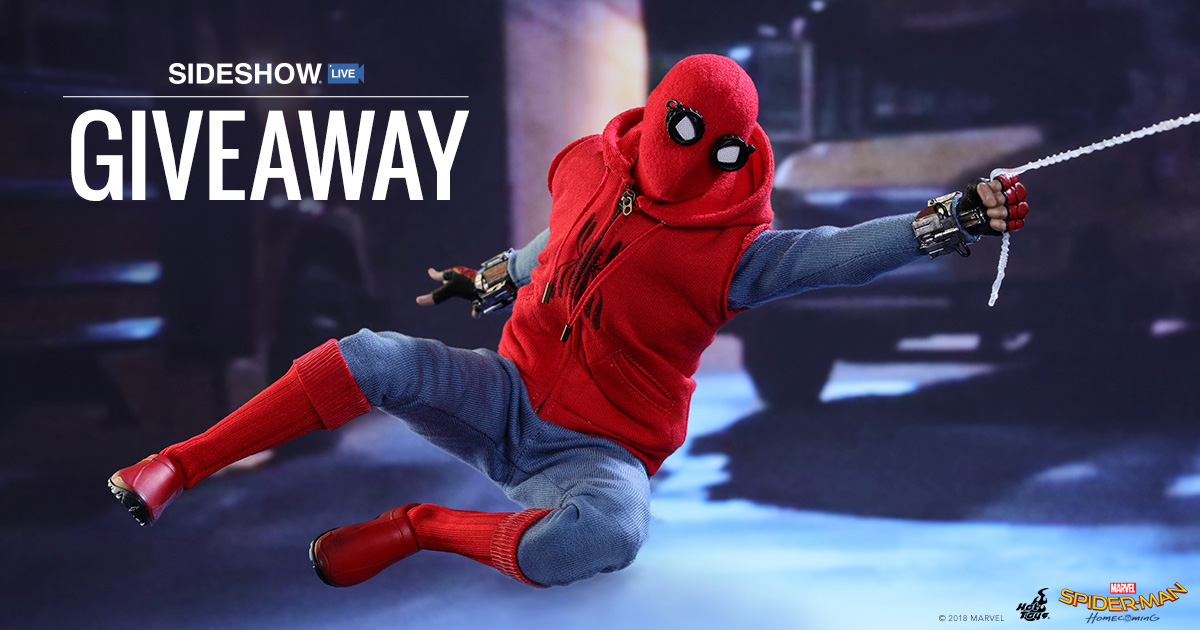 Sideshowtoy: Win Hot Toys Spider-Man (Homemade Suit Verison) Sixth Scale Figure 
